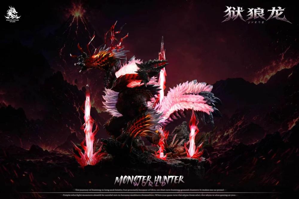 [Preorder] Dragon Realm Studio - Zinogre x Stygian Zinogre x Thunderlord Zinogre - Monster Hunter Resin Statue