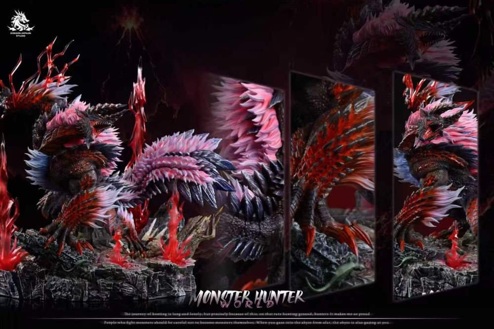 [Preorder] Dragon Realm Studio - Zinogre x Stygian Zinogre x Thunderlord Zinogre - Monster Hunter Resin Statue