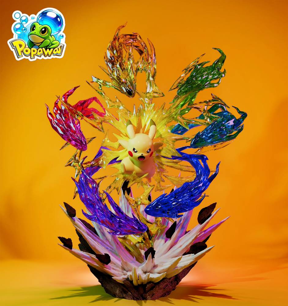 Popowa Studio - Pikachu 10000000 Volt Thunderbolt - Pokemon Resin Statue
