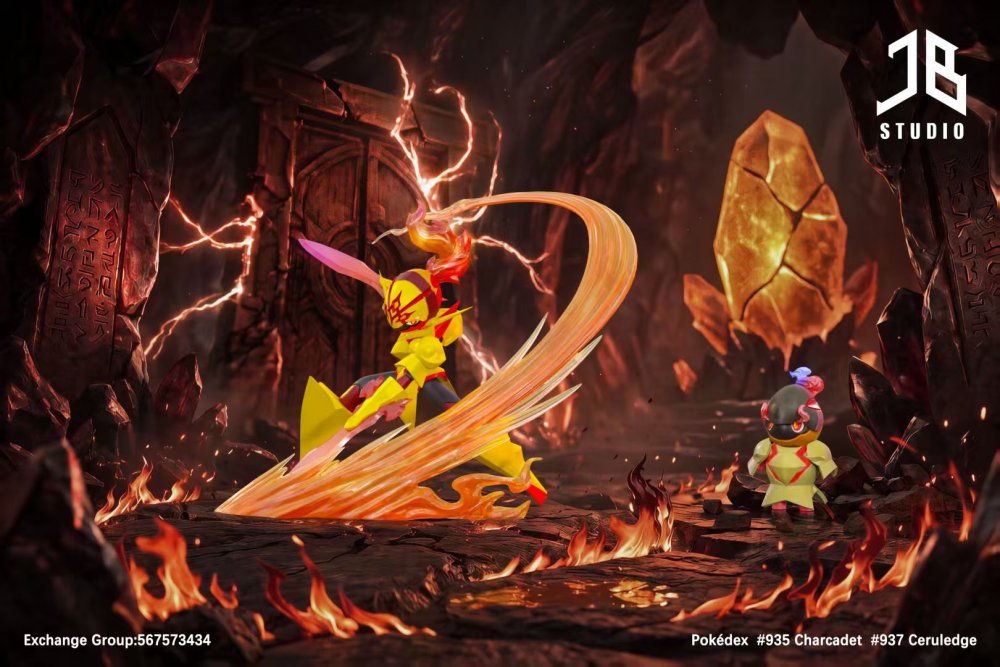 JB Studio - Charcadet x Ceruledge - Pokemon Scale World