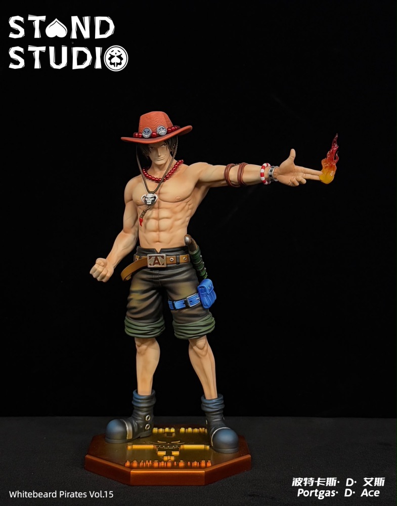 [Preorder] Stand Studio - Portgas D Ace - One Piece Resin Statue