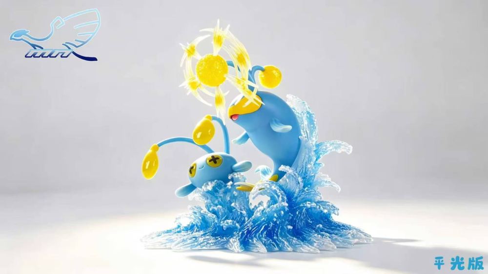 MN Studio - Chinchou x Lanturn - Pokemon Resin Statue