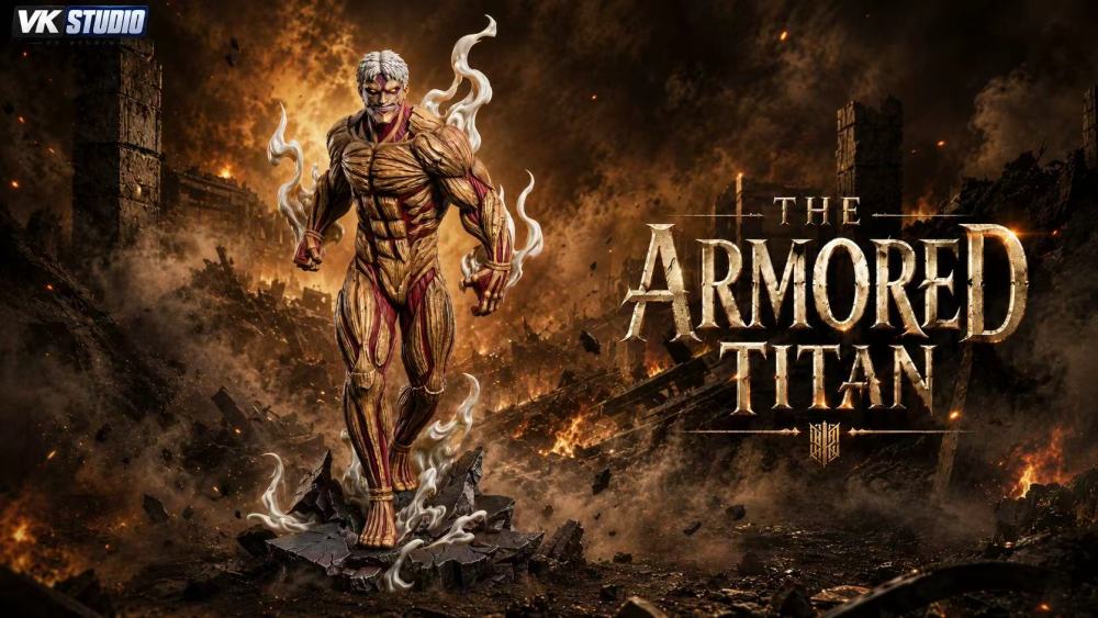 [Preorder] VK Studio - The Armored Titan - Attack On Titan Resin Statue