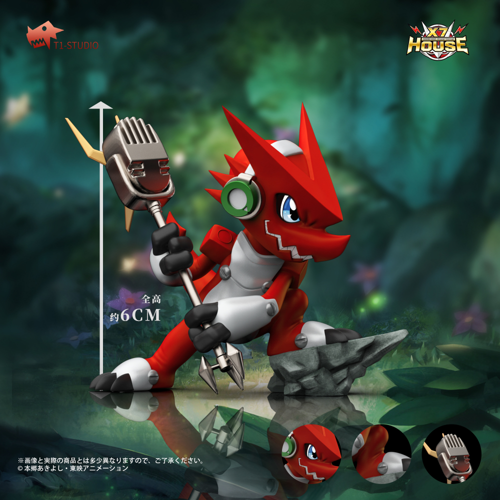 T1 Studio - Shoutmon - Digimon Resin Statue