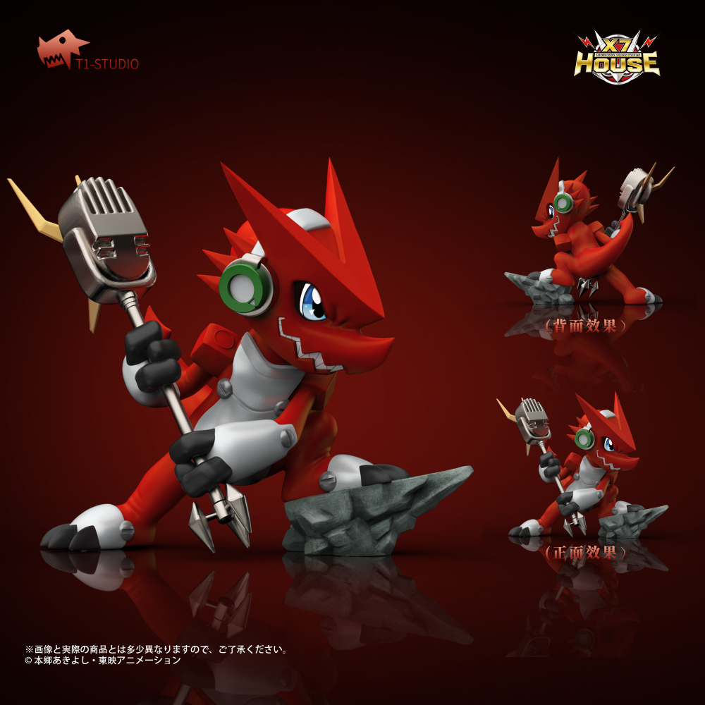 T1 Studio - Shoutmon - Digimon Resin Statue