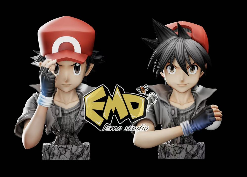 Emo Studio - Red Team - Pokemon Resin Statue