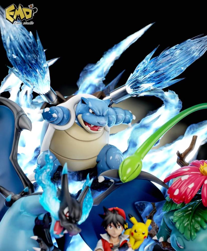 Emo Studio - Red Team - Pokemon Resin Statue