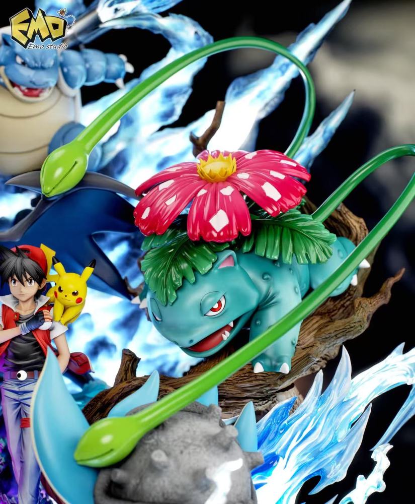 Emo Studio - Red Team - Pokemon Resin Statue
