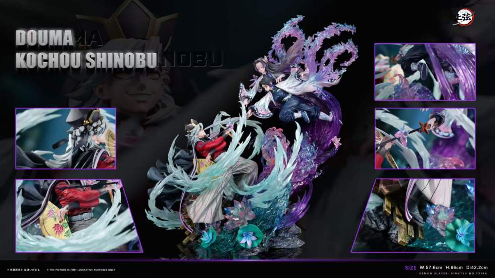 [Preorder] Upper Rank Studio - Douma Vs Shinobu Kocho - Kimetsu No Yaiba Resin Statue