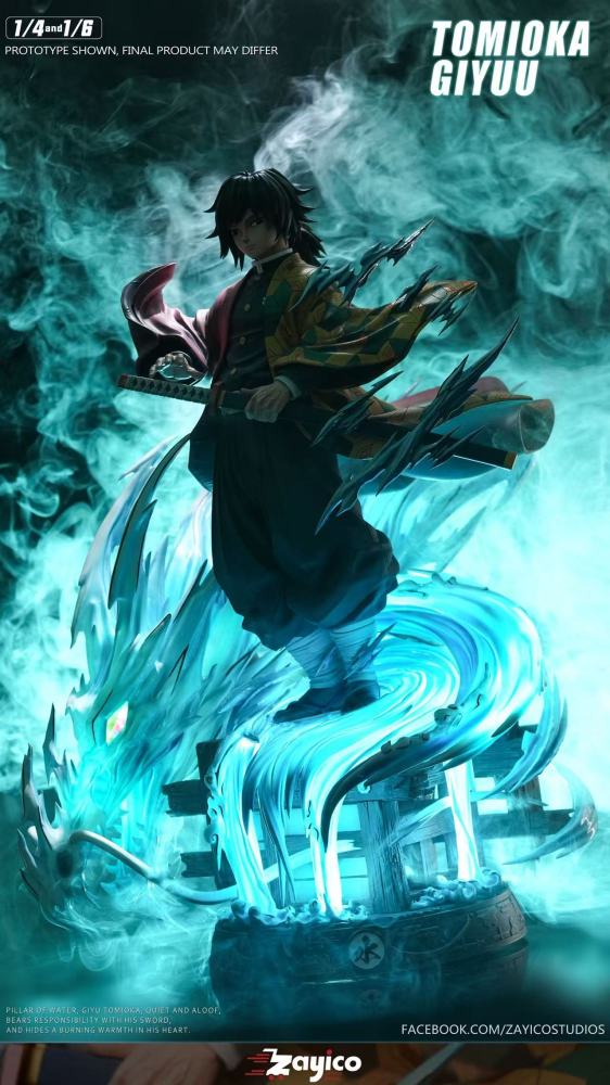 [Preorder] Zayico Studio - Tomioka Giyu - Kimetsu No Yaiba Resin Statue