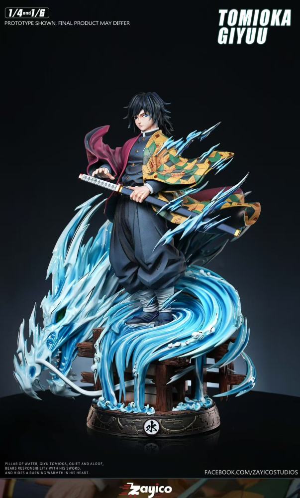 [Preorder] Zayico Studio - Tomioka Giyu - Kimetsu No Yaiba Resin Statue