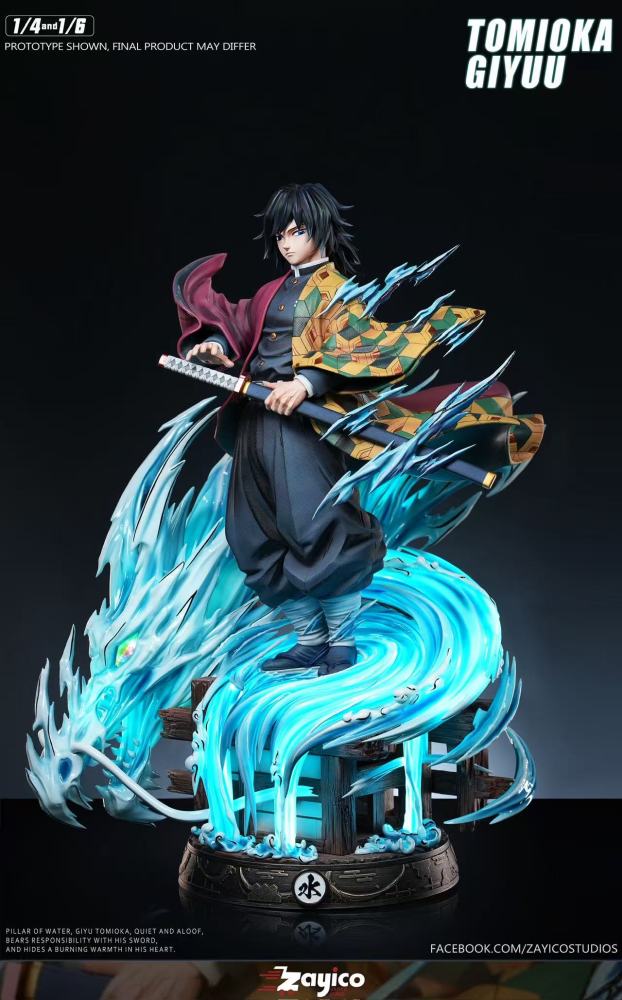 [Preorder] Zayico Studio - Tomioka Giyu - Kimetsu No Yaiba Resin Statue