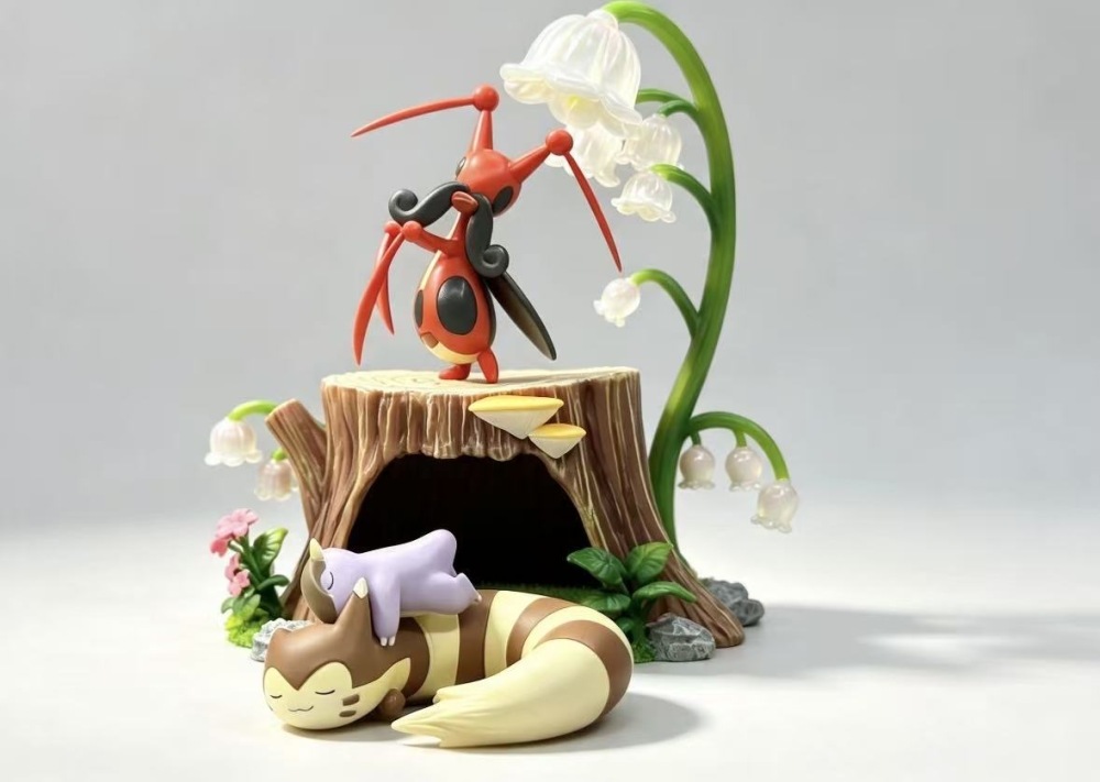 Fjrod Studio - Pikachus Nap Time - Pokemon Resin Statue