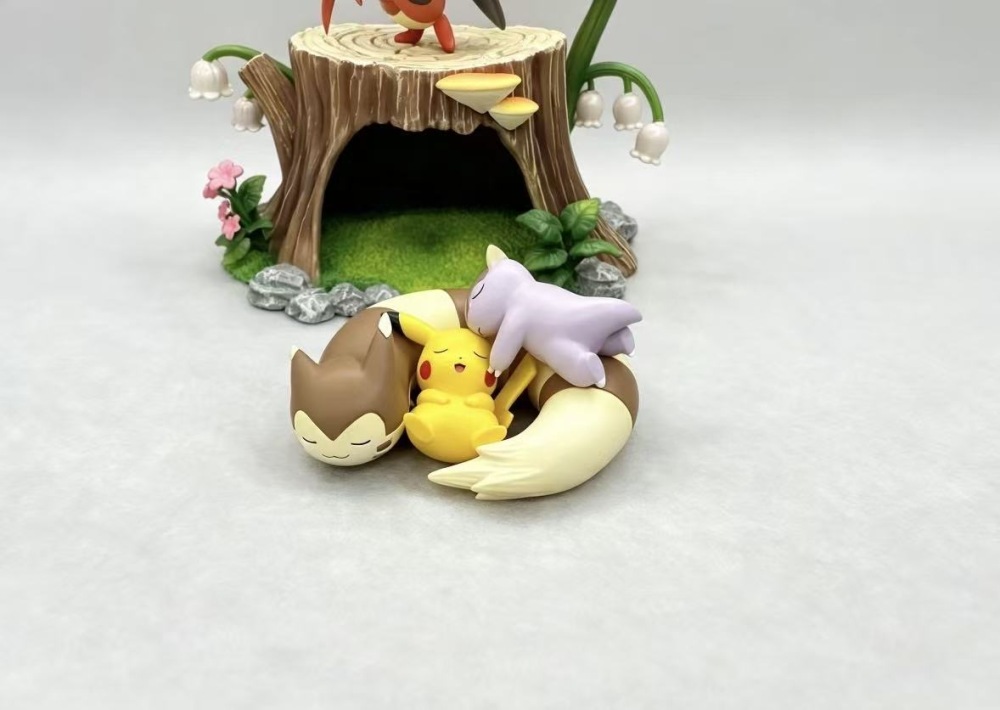 Fjrod Studio - Pikachus Nap Time - Pokemon Resin Statue