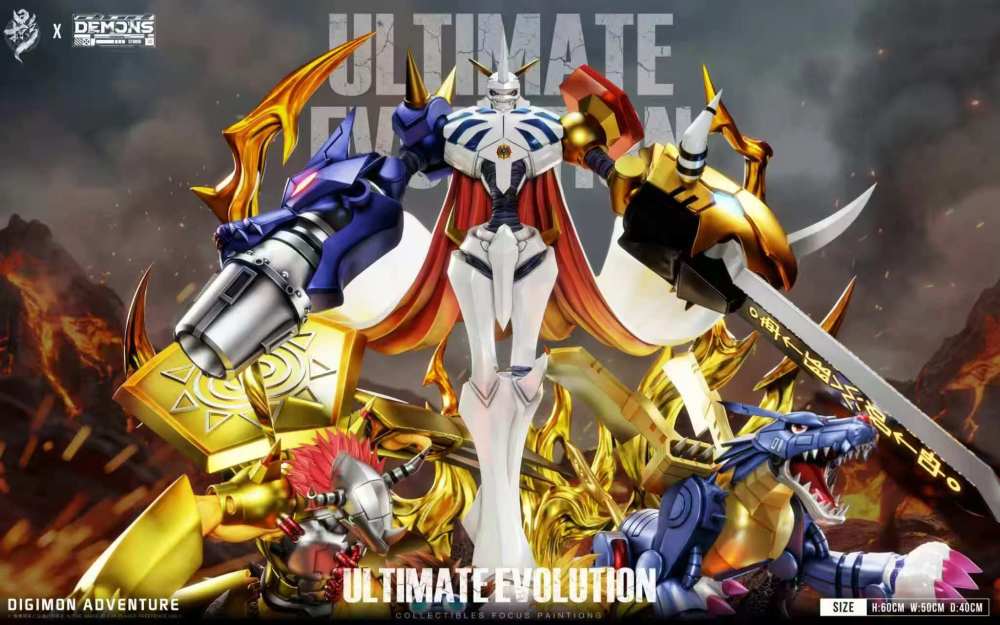[Preorder] Lue Ying Studio x Demons Studio - Omegamon - Digimon Resin Statue