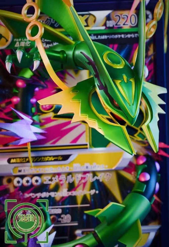 Geisha Studio - M Rayquaza EX Card - Pokemon Resin Statue