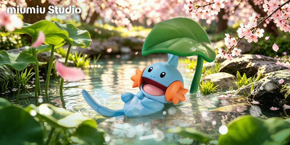 MiuMiu Studio - Mudkip - Pokemon Resin Statue