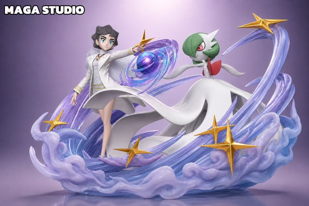 Maga Studio - Diantha x Gardevoir - Pokemon Resin Statue