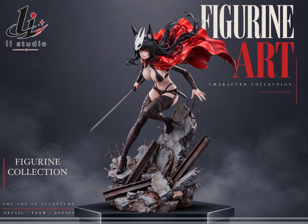 [Preorder] Li Studio - Hoshimi Miyabi Red Fox Shadow - Zenless Zero Zone Resin Statue