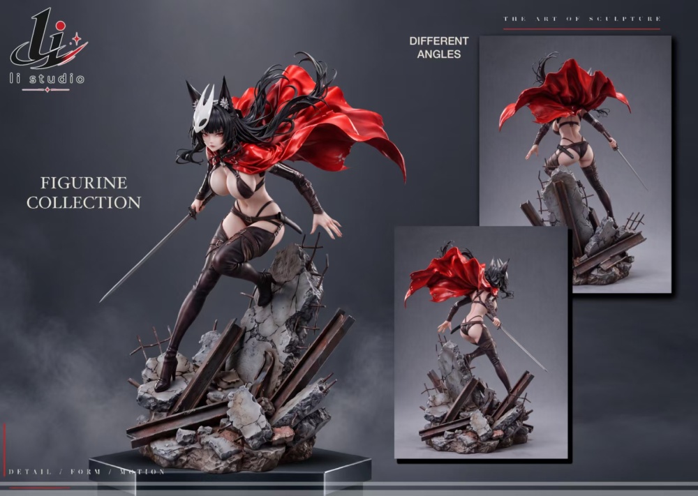 [Preorder] Li Studio - Hoshimi Miyabi Red Fox Shadow - Zenless Zero Zone Resin Statue