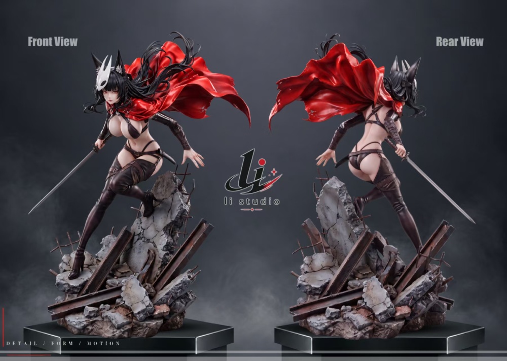 [Preorder] Li Studio - Hoshimi Miyabi Red Fox Shadow - Zenless Zero Zone Resin Statue