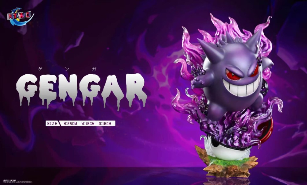 Ntwo Studio - Gengar V4 - Pokemon Resin Statue