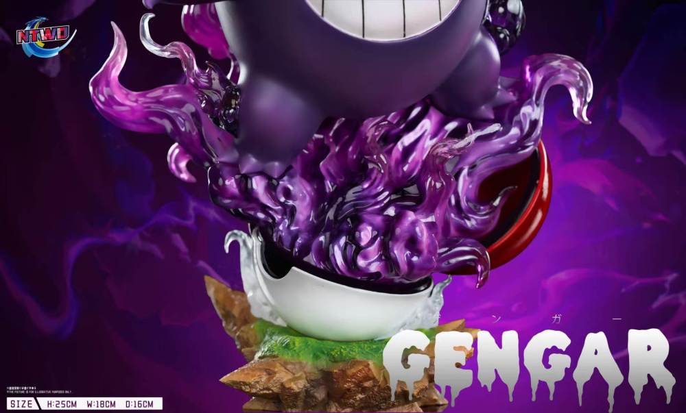 Ntwo Studio - Gengar V4 - Pokemon Resin Statue
