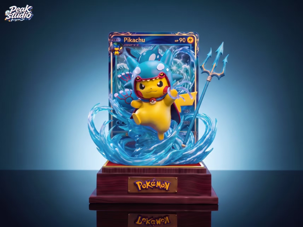 Peak Studio - Kyogre Cap Pikachu - Pokemon Resin Statue