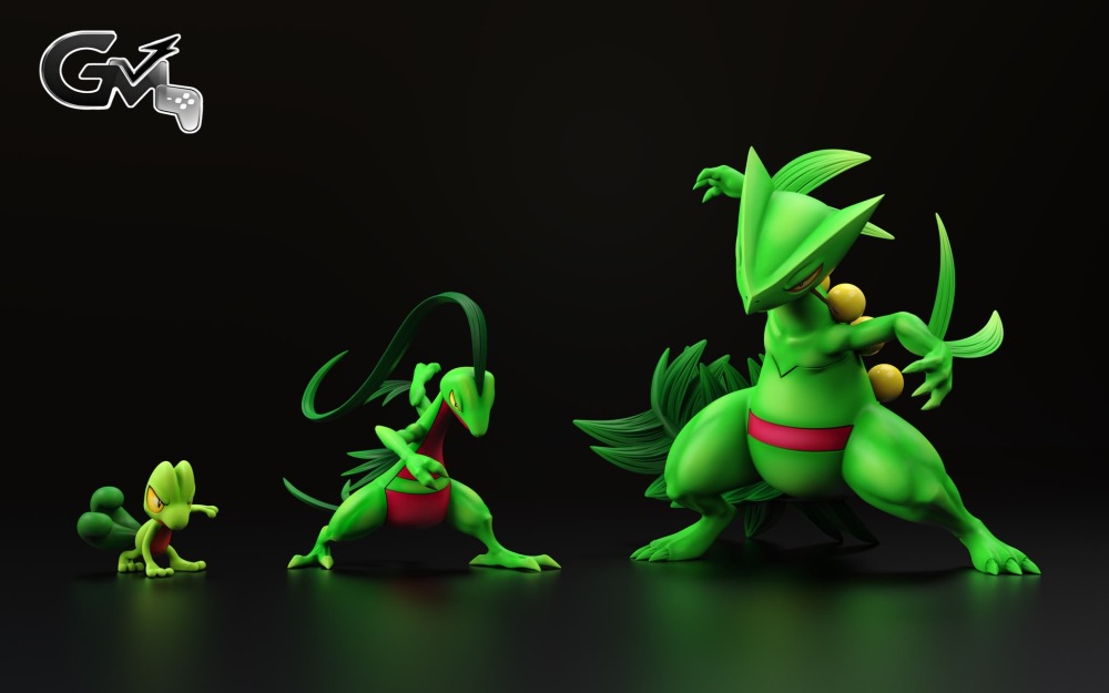 Game Master Studio - Sceptile Evolution - Pokemon Scale World