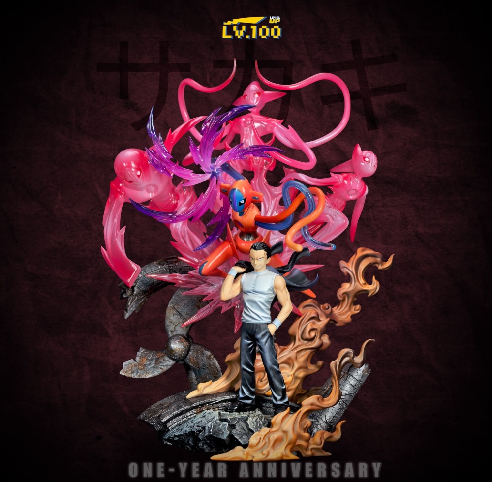 LV100 Club Studio - Giovanni x Deoxys - Pokemon Resin Statue