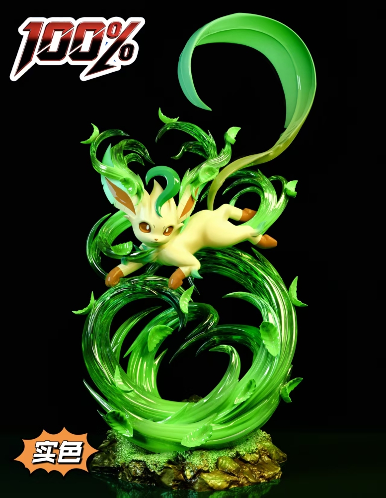 100% Studio - Leafeon - Pokemon Resin Statue