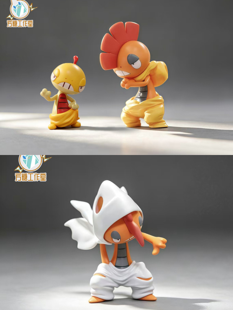 Sugar Cube Studio - Scraggy x Scrafty - Pokemon Scale World