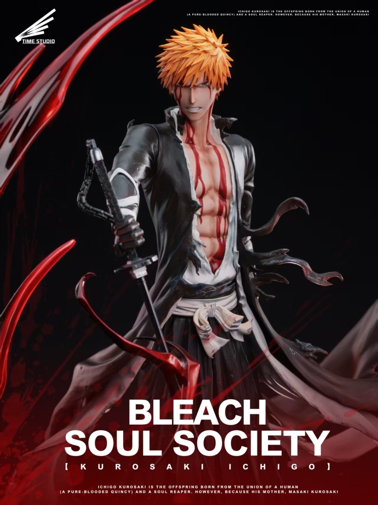 [Preorder] Time Studio - Ichigo Kurosaki V2 - Bleach Resin Statue