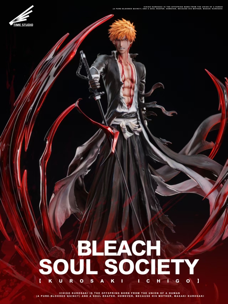 [Preorder] Time Studio - Ichigo Kurosaki V2 - Bleach Resin Statue