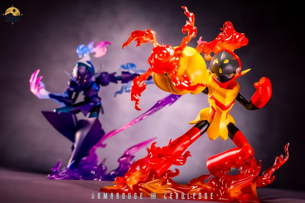 Lunisolar Studio - Ceruledge x Armarouge - Pokemon Scale World
