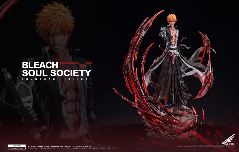 [Preorder] Time Studio - Ichigo Kurosaki V2 - Bleach Resin Statue