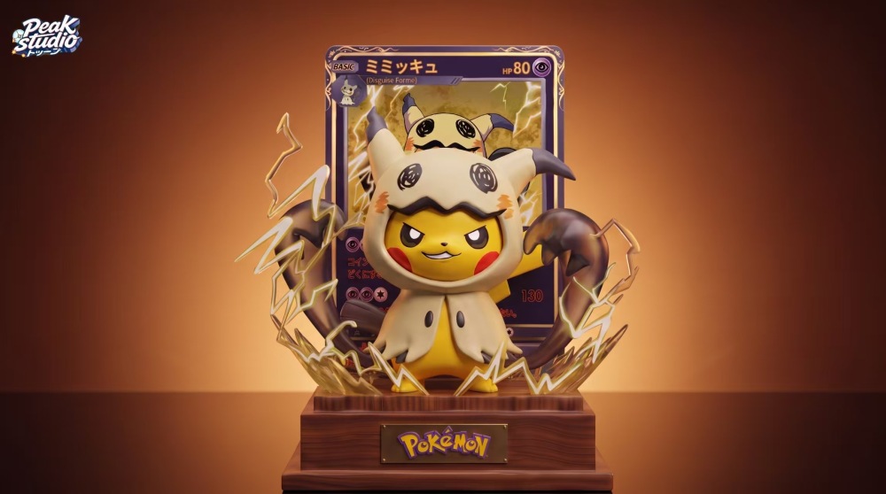 Peak Studio - Mimikyu Cap Pikachu - Pokemon Resin Statue