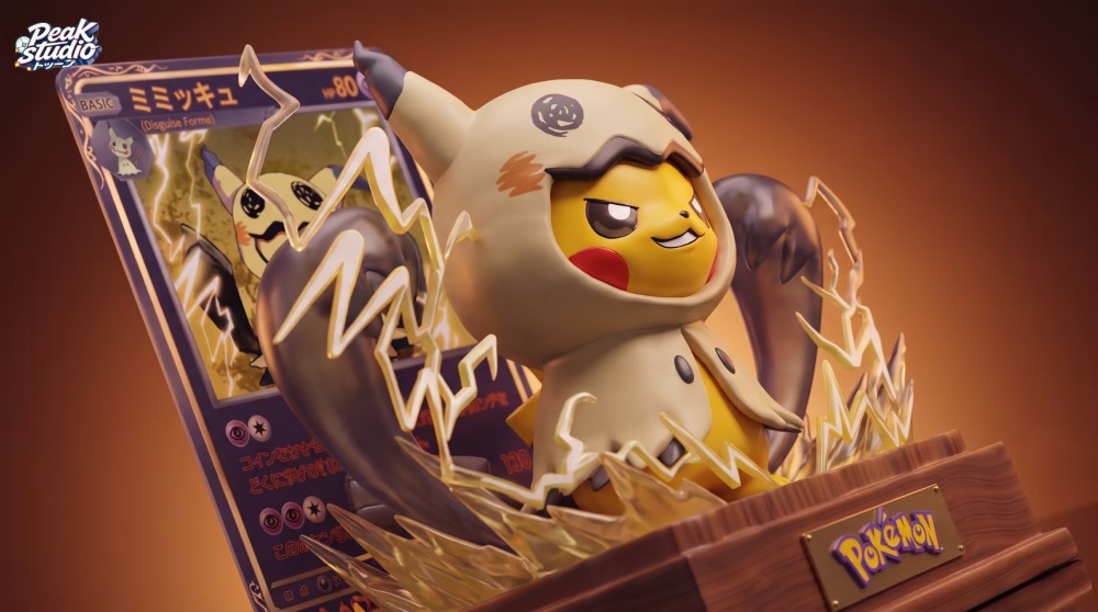 Peak Studio - Mimikyu Cap Pikachu - Pokemon Resin Statue