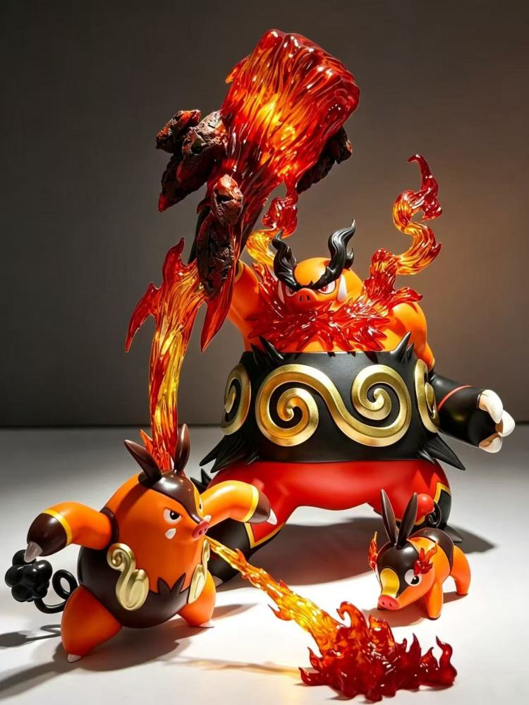 DZJ Studio - Emboar Evolution - Pokemon Scale World