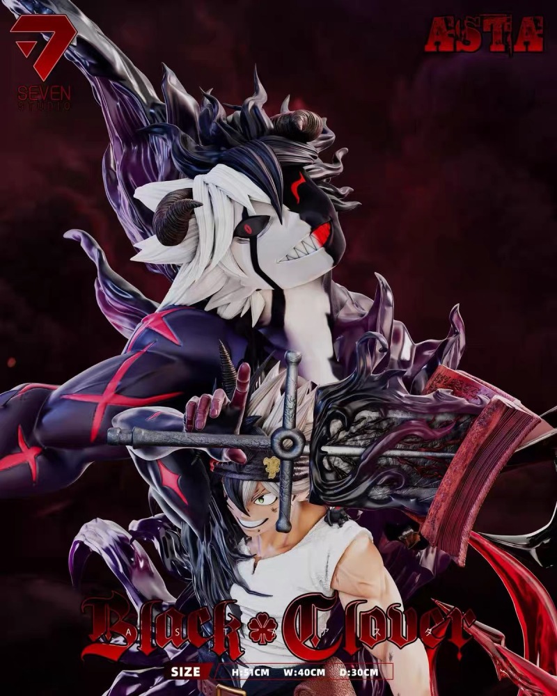 [Preorder] Seven Studio - Asta Demon Assimilation - Black Clover Resin Statue