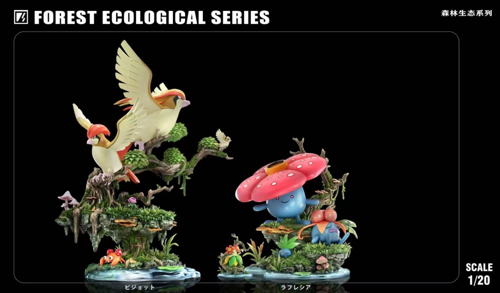 VS Studio - Pidgeot Evolution - Pokemon Resin Statue