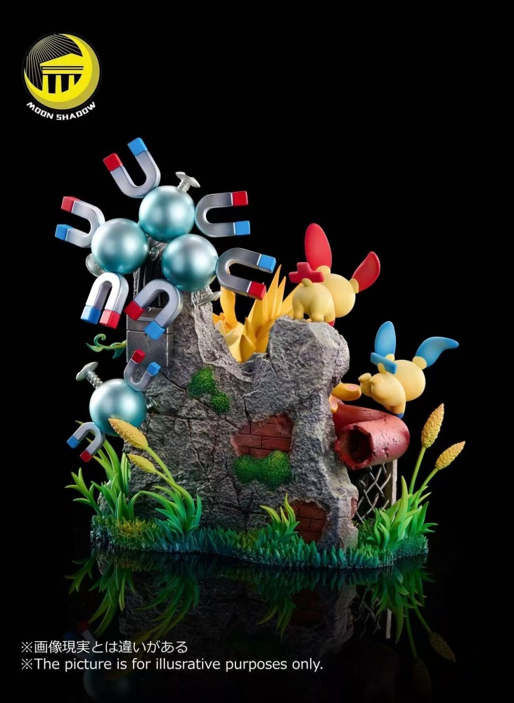 Moon Shadow - Jolteon Ecology Scene - Pokemon Resin Statue