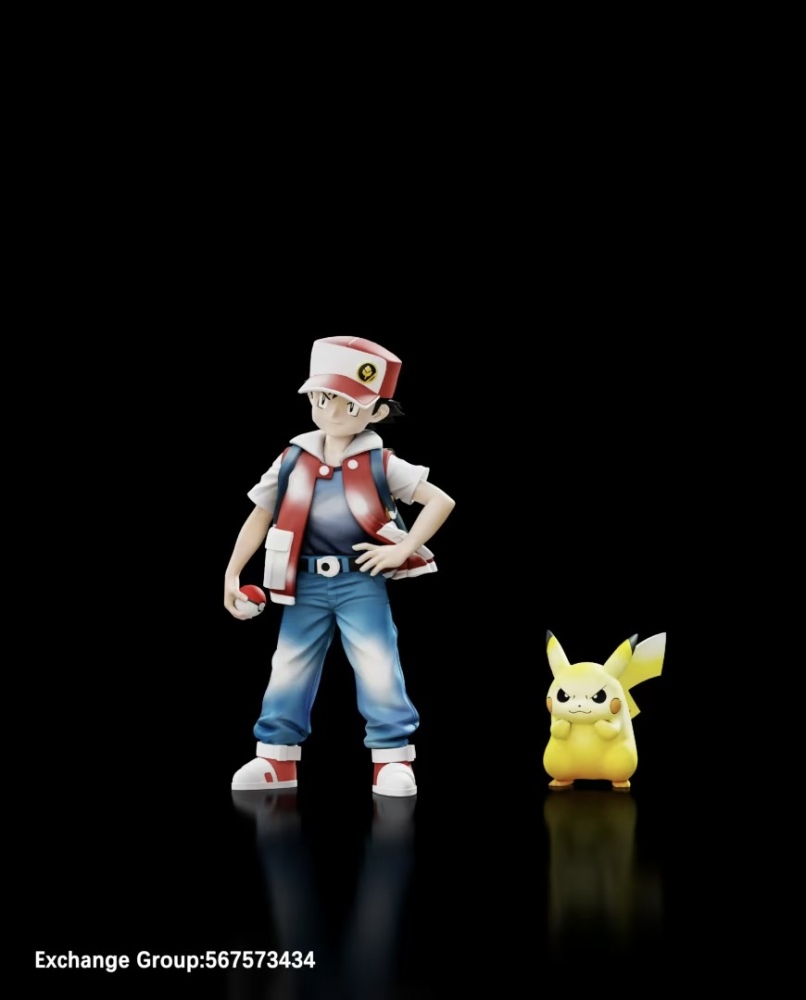 JB Studio - Red x Pikachu 1996 - Pokemon Trainer