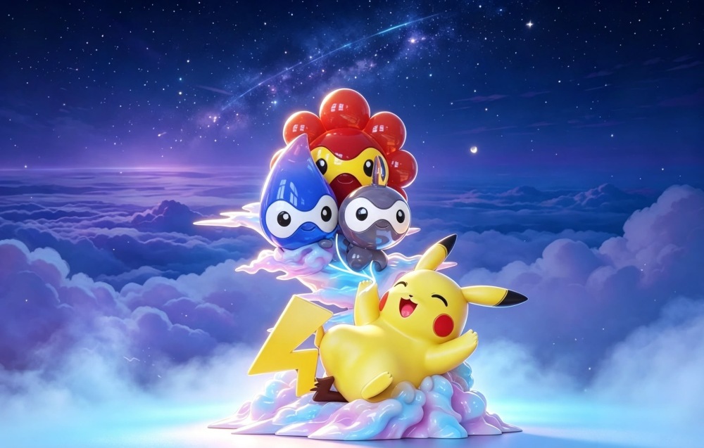 Tree Studio - Pikachu - Pokemon Resin Statue