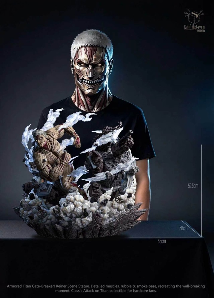 [Preorder] Model Power Studio - Armored Titan - Attack On Titan Resin Statue