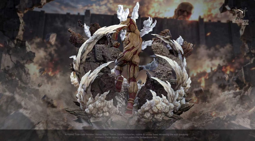[Preorder] Model Power Studio - Armored Titan - Attack On Titan Resin Statue