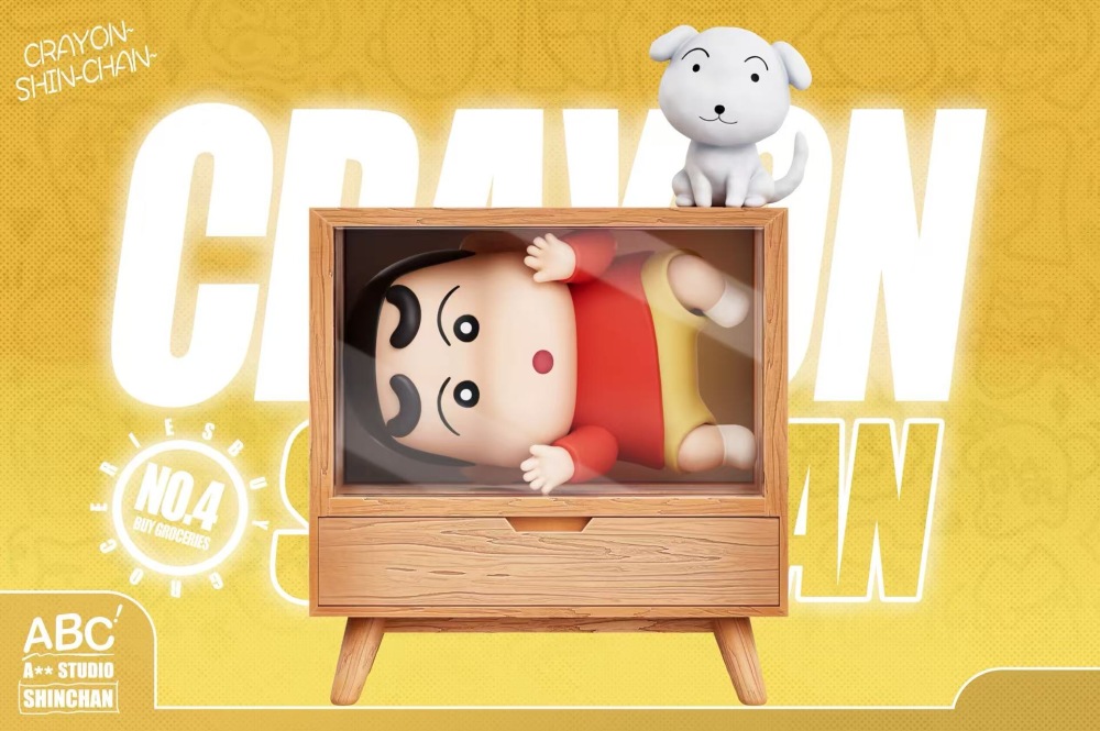 [Preorder] ABC Studio - Shin-Chan Got Locked In A Cupboard - Crayon Shinchan Resin Statue