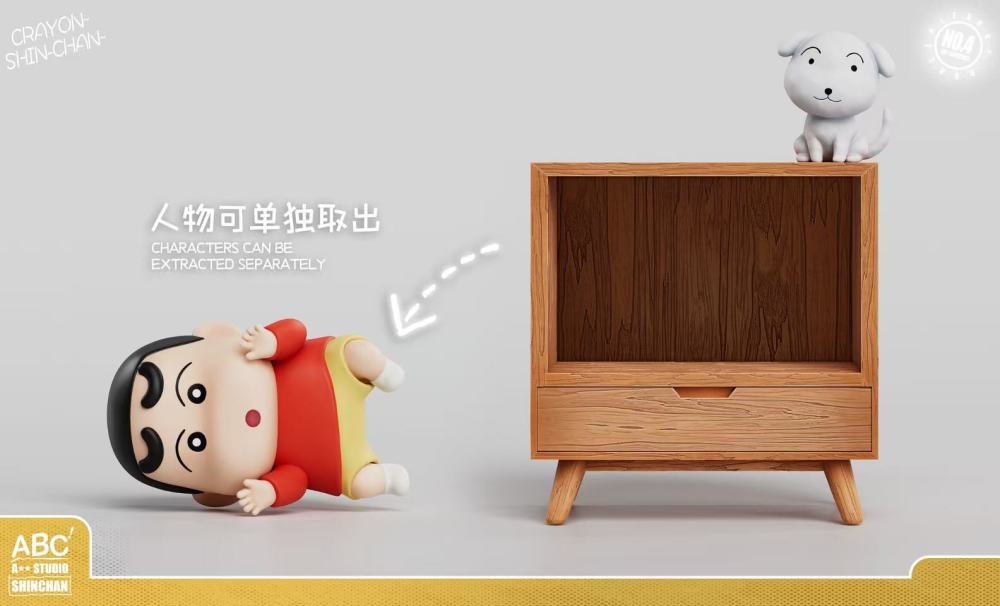 [Preorder] ABC Studio - Shin-Chan Got Locked In A Cupboard - Crayon Shinchan Resin Statue