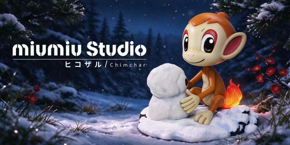 MiuMiu Studio - Chimchar - Pokemon Resin Statue