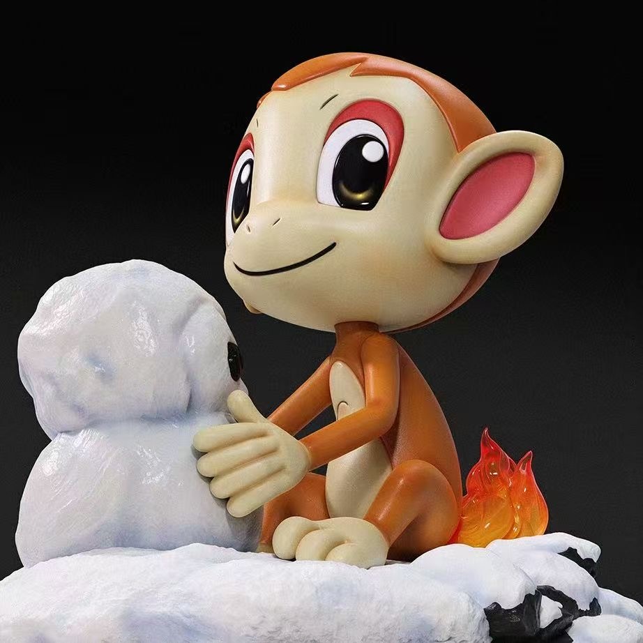 MiuMiu Studio - Chimchar - Pokemon Resin Statue